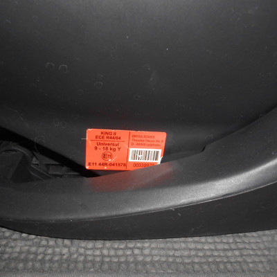 Britax-Römer KING II gyerekülés 9-18 kg Black Series (bekötés fényjelzővel)